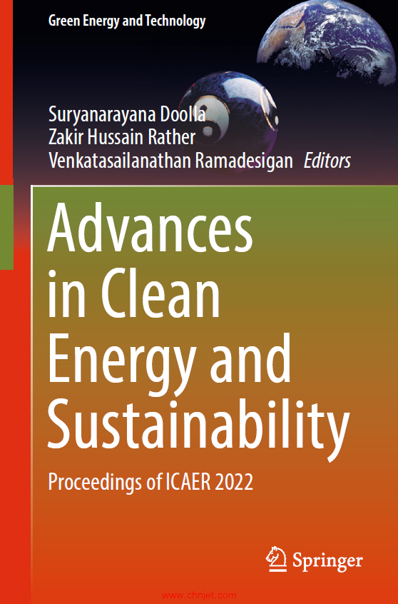 《Advances in Clean Energy and Sustainability：Proceedings of ICAER 2022》