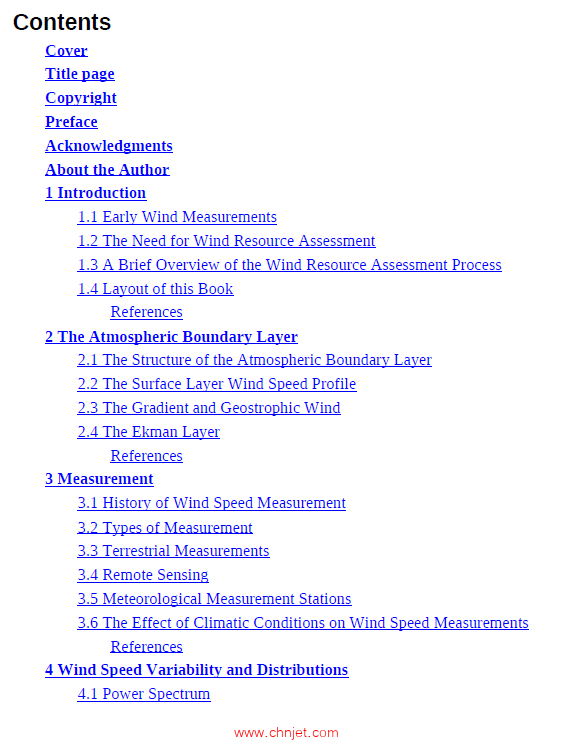 《Handbook of Wind Resource Assessment》