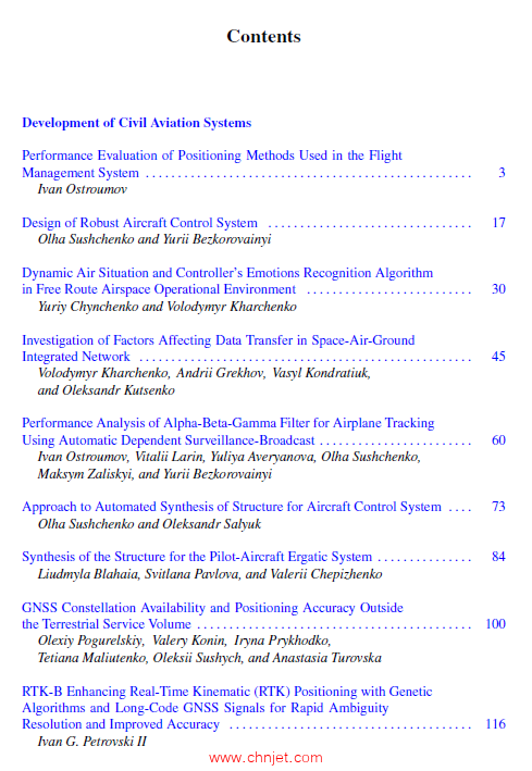 《Proceedings of the International Workshop on Advances in Civil Aviation Systems Development》