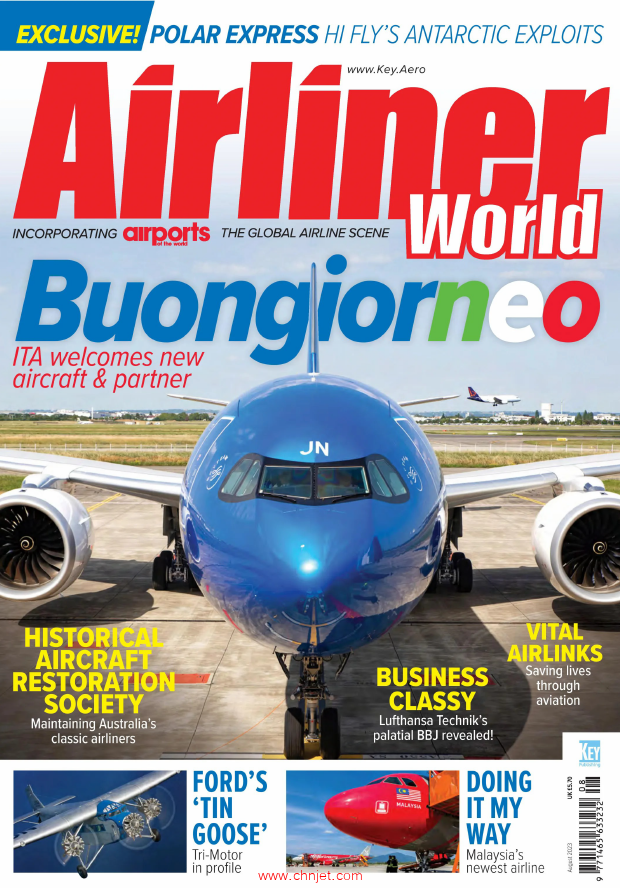 《Airliner World》2023年8月