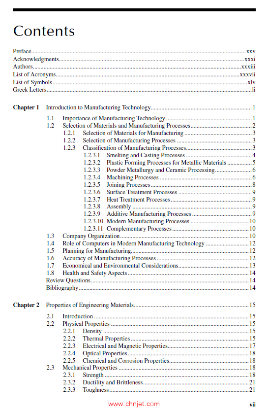 《Manufacturing Technology：Materials, Processes, and Equipment》第二版