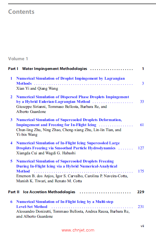 《Handbook of Numerical Simulation of In-Flight Icing》