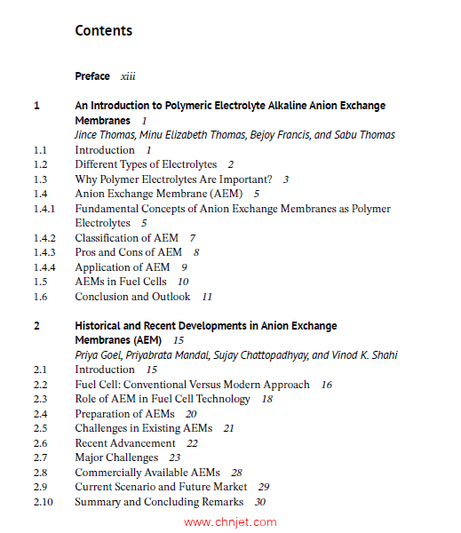 《Alkaline Anion Exchange Membranes for Fuel Cells：From Tailored Materials to Novel Applications》 ...