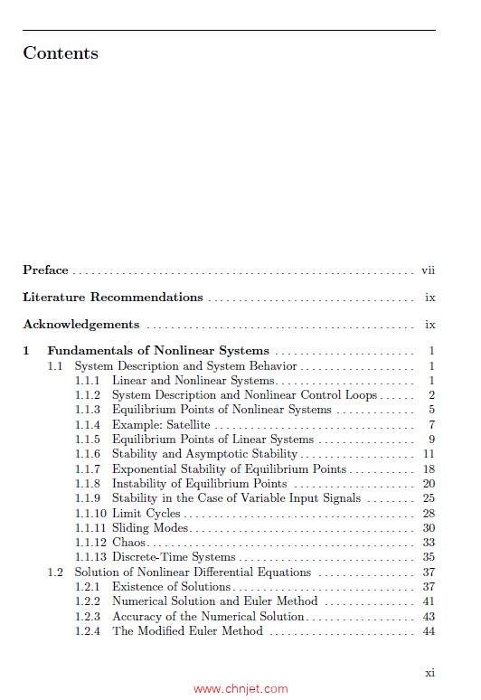 《Nonlinear Systems and Controls》第二版