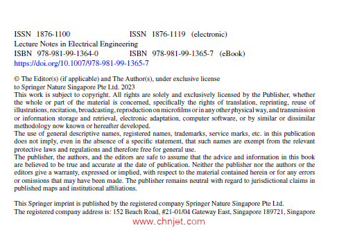 《Proceedings of China SAE Congress 2022:Selected Papers》