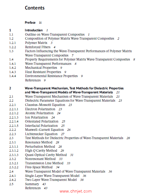 《Polymer Matrix Wave-Transparent Composites：Materials, Properties, and Applications》