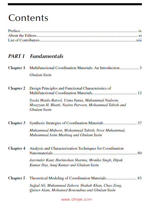 《Multifunctional Coordination Materials for Green Energy Technologies》