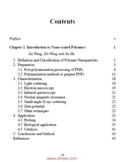 《Polymers at Nanoscale》第一二卷