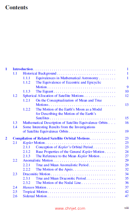 《Satellite Equivalence Orbits：Analysis of Orbits Combining Different Motions》