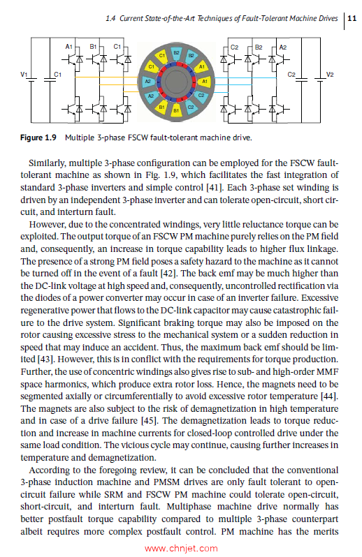 《Multiple 3-Phase Fault Tolerant Permanent Magnet Machine Drives：Design and Control》