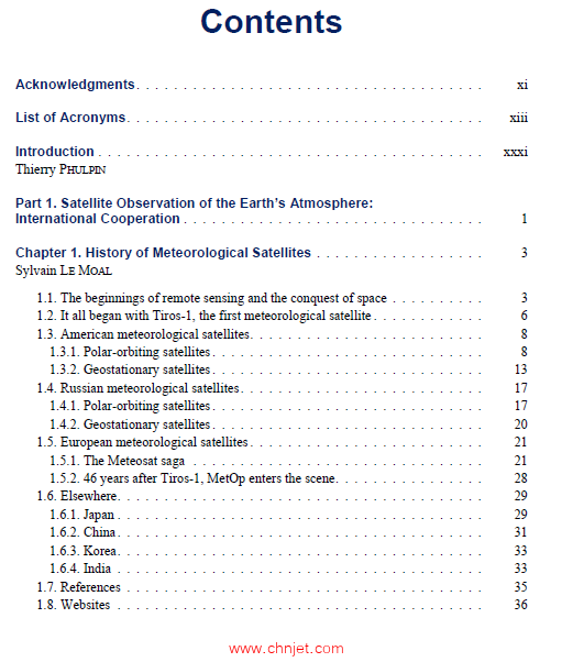 《Satellites for Atmospheric Sciences 1：Meteorology, Climate and Atmospheric Composition》