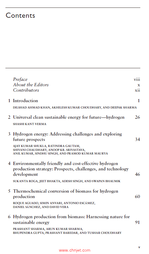 《Hydrogen Energy：Production, Storage, and Utilization》