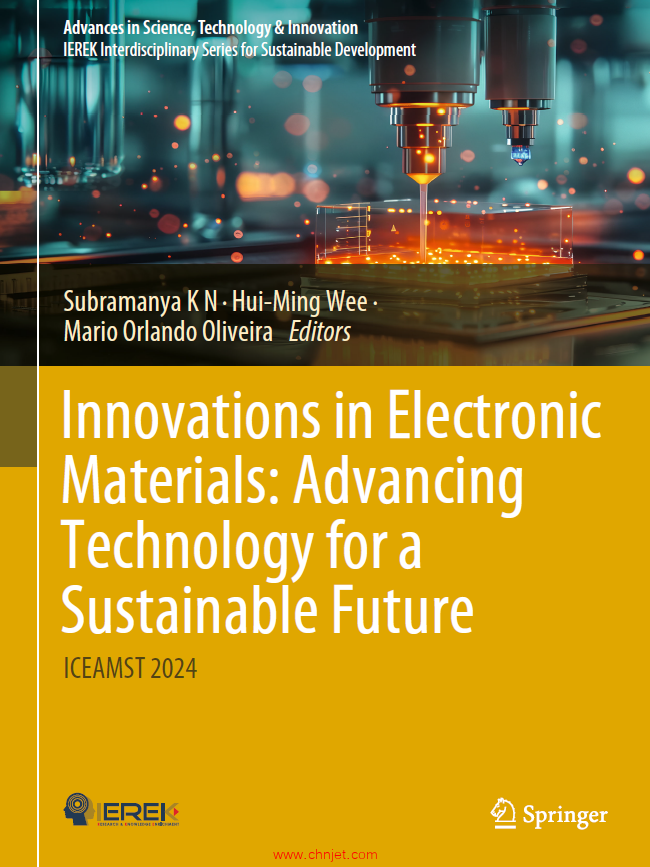 《Innovations in Electronic Materials: Advancing Technology for a Sustainable Future：ICEAMST 2024》 ...