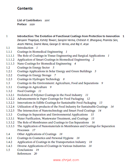 《Functional Coatings for Biomedical,Energy, and Environmental Applications》