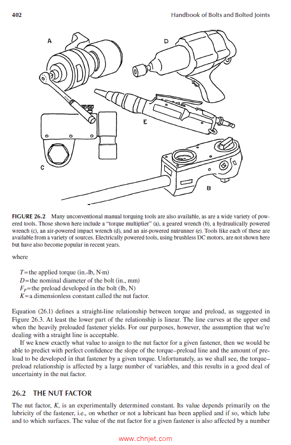 《Handbook of Bolts and Bolted Joints》第二版