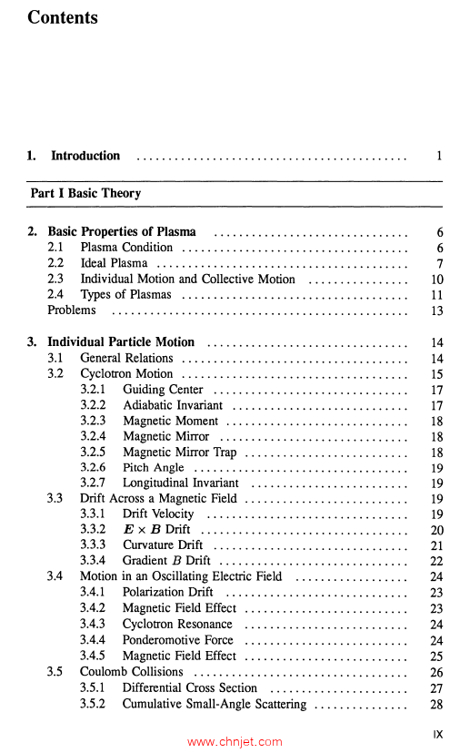 《Plasma Physics：Basic Theory with Fusion Applications》第三版