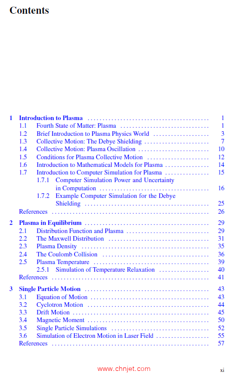 《Computational Plasma Science：Physics and Selected Simulation Examples》