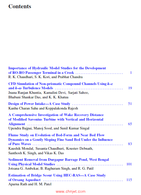 《Hydraulics and Fluid Mechanics, Volume 1：Select Proceedings of HYDRO 2023》