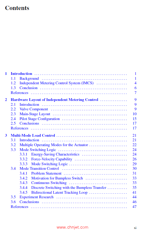 《Independent Metering Electro-Hydraulic Control System》