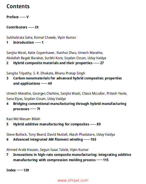 《Hybrid Composite Materials and Manufacturing：Fibers, Nano-Fillers and Integrated Additive Process ...