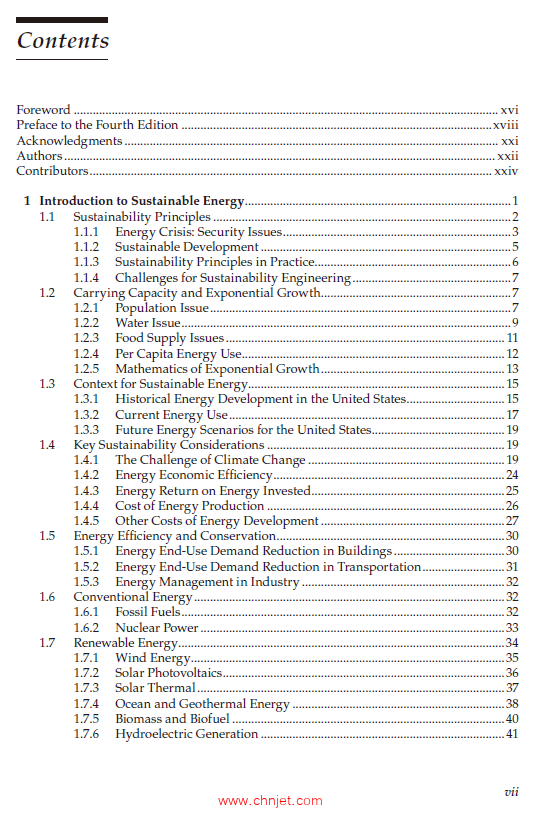 《Principles of Sustainable Energy Systems》第四版
