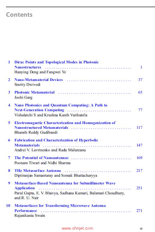 《Handbook of Nano-Metamaterials》