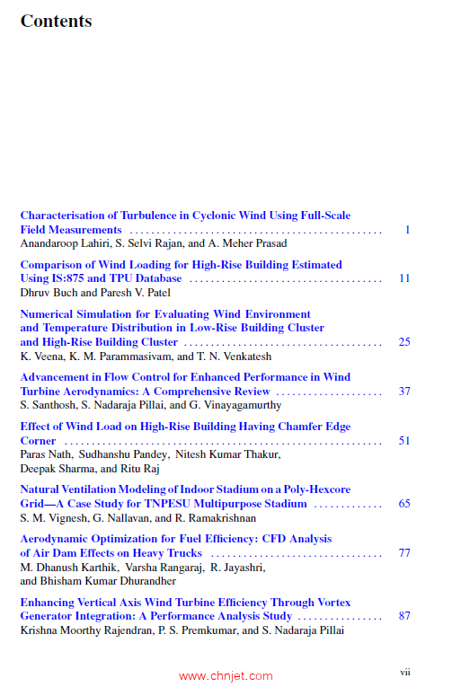 《Recent Developments in Wind Engineering：Select Proceedings of NCWE 2024》