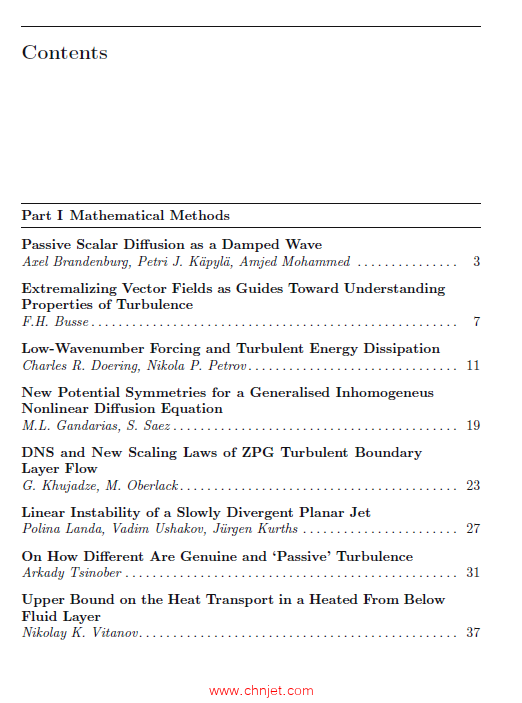 《Progress in Turbulence》