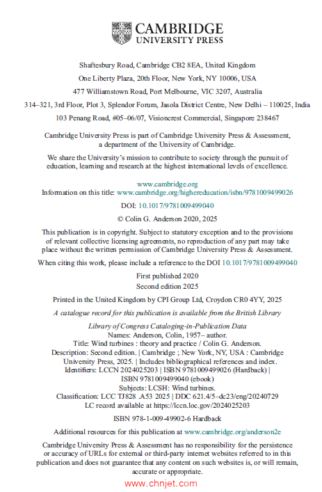 《Wind Turbines：Theory and Practice》第二版