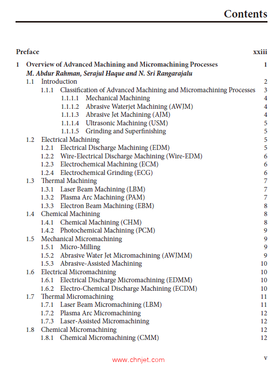 《Advanced Machining and Micromachining Processes》