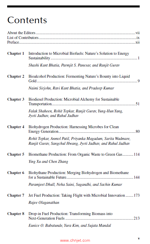 《Microbial Biofuel：A Sustainable Source of Renewable Energy》