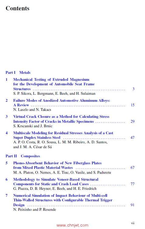 《Materials Design and Applications III》第三部