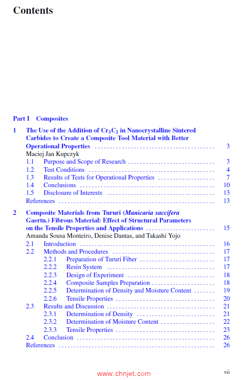 《Materials Design and Applications V》第五部