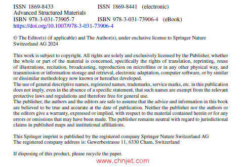 《Materials Design and Applications V》第五部