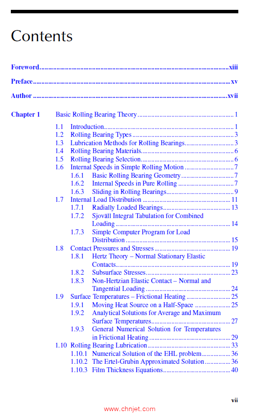《Rolling Bearings：Tribology Damage Modes and Life Modelling》