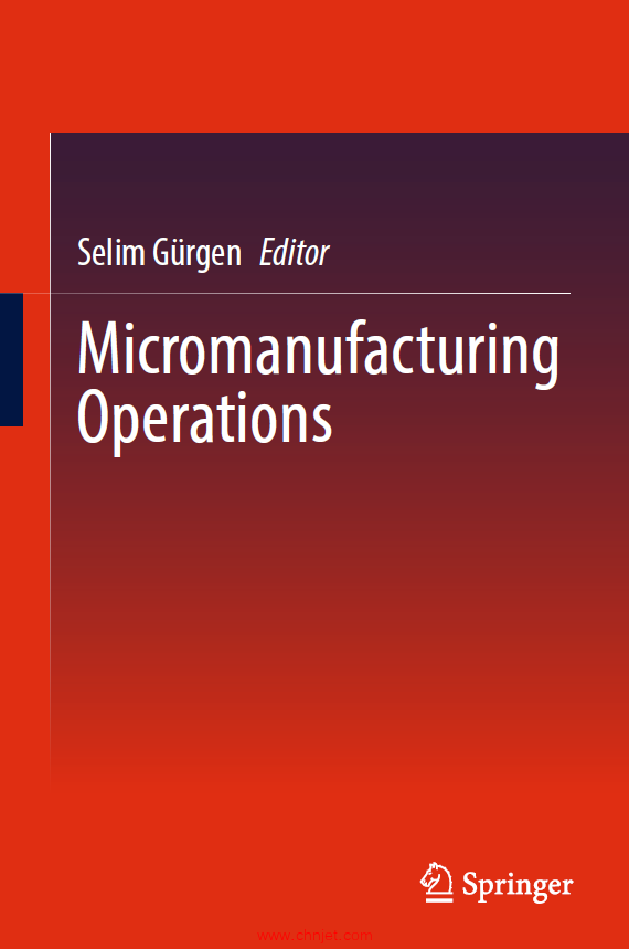 《Micromanufacturing Operations》