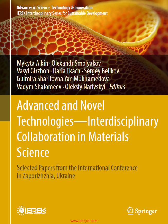 《Advanced and Novel Technologies—Interdisciplinary Collaboration in Materials Science：Selected Pa ...