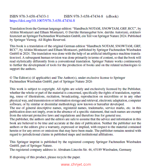《Handbook NOTAM, SNOWTAM, GRF, RCC：Methods and Tools for Practical Flight Operations》
