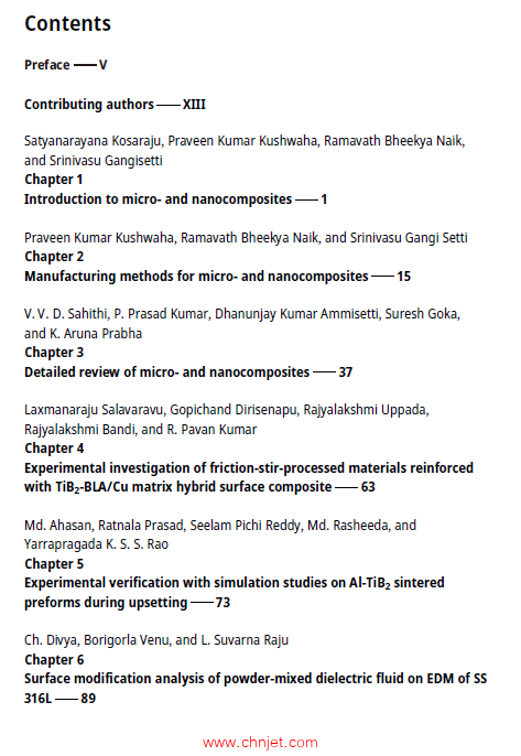 《Metal and Polymer Micro and Nano Composites：Nanoparticles, Nanofibers, Carbon-Based Materials and ...