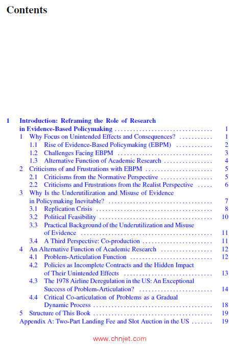 《Aviation Policies：Studies of Unintended Effects and Consequences》