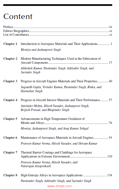 《Aerospace Engineering Materials：Applications，Modelling，and Sustainability》
