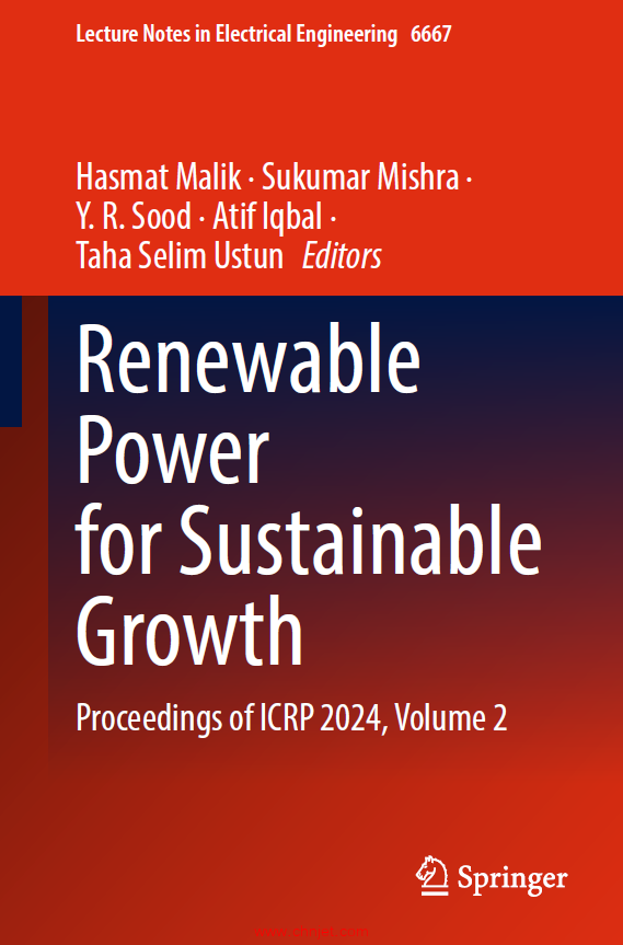 《Renewable Power for Sustainable Growth：Proceedings of ICRP 2024, Volume 2》