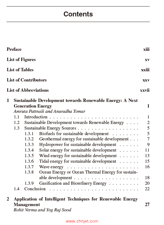 《Applications of Intelligent Technologies in Renewable Energy》