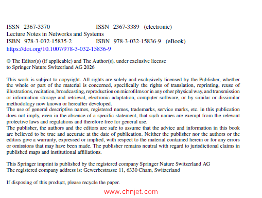 《Advances in Engineering Research and Application：Proceedings of the International Conference on E ...