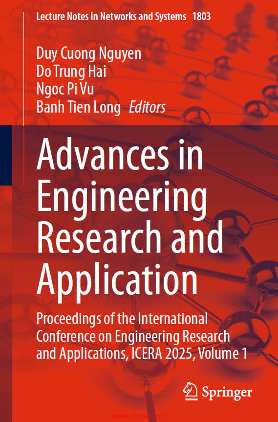 《Advances in Engineering Research and Application：Proceedings of the International Conference on E ...