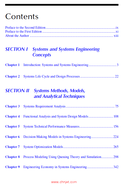 《Systems Engineering：Design Principles and Models》第二版