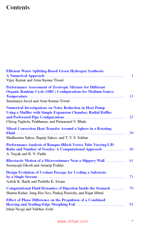《Proceedings of Fluid Mechanics and Fluid Power (FMFP) 2023,Vol.5：Fluid Mechanics》