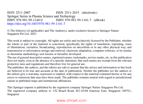 《Pulsed Discharge Plasmas：Characteristics and Applications》
