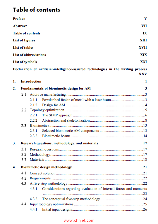 《Methodology for Biomimetic Design of Additively Manufactured Structural Components》