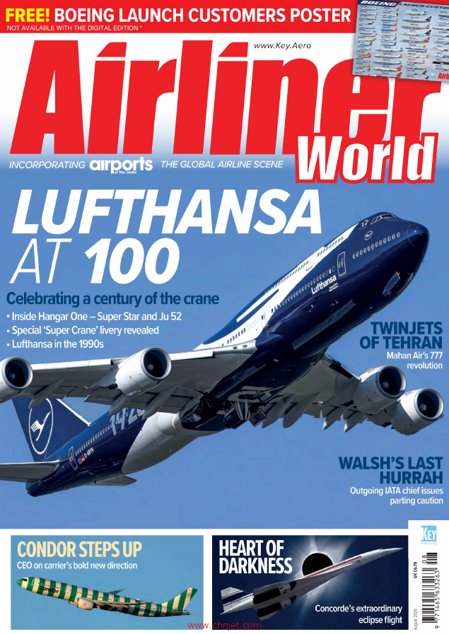 《Airliner World》2026年8月